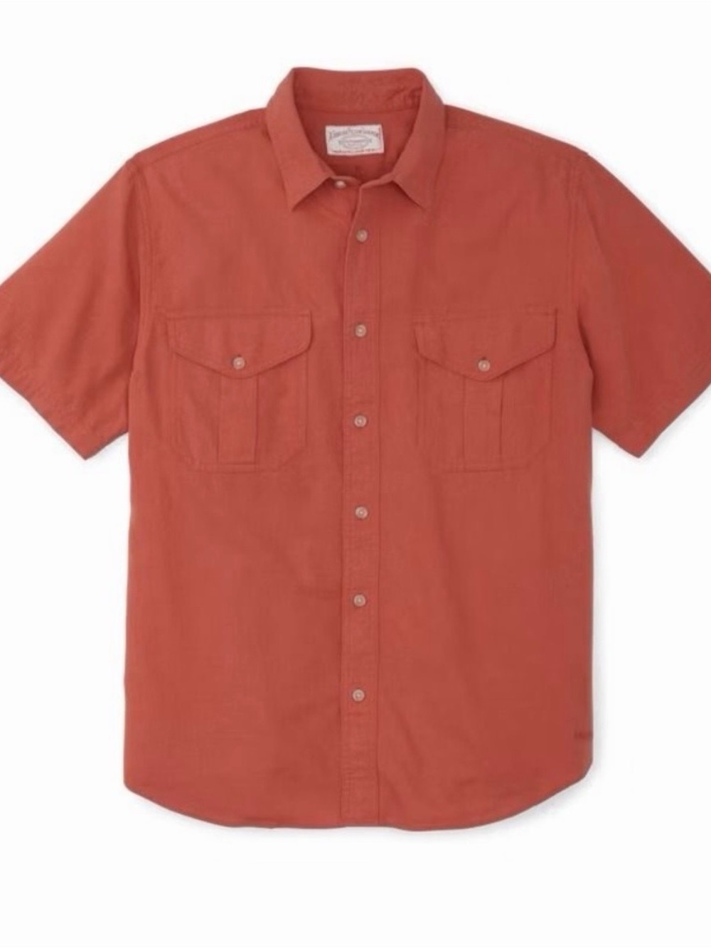 NWT Filson Short Sleeve Alaskan Guide Shirt in Faded Brick size 3XL